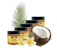 Parfumerie TIKI Monoï Tiaré Tahiti 120ml - Huile Coco Corps Cheveux Hydratante Nourrissante Massage - Soin Naturel - Fabriqué à Tahiti (Lot de 5)