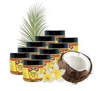 Parfumerie TIKI Monoï Tiaré Tahiti 120ml - Huile Coco Corps Cheveux Hydratante Nourrissante Massage - Soin Naturel - Fabriqué à Tahiti (Lot de 10)