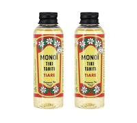 Parfumerie TIKI Tiare Tahiti Monoi 30ml - Huile Corps Cheveux Hydratante Nourrissante - Format Voyage - Soin Naturel Parfum Exotique - Fabrique a Tahiti (Lot de 2)