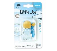 Little Joe Glass Bottle désodorisant, Car Air Freshener +/- 45 jours de parfum frais dans la voiture, l'automobile, la caravane, le ménage, la penderie, la cuisine, etc. (Voiture neuve (bleu clair))