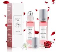Parfums à bille améliorés 2025, 2 pièces parfums portables pour femmes, parfum longue durée, met en valeur votre charme