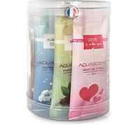 Parfums d'eau pour Spa dosettes-unidoses 10x10ml,2 Monoï,2 Love is in The Spa,2 Nuage de Coton,2 AromaThé,2 Eucalyptus