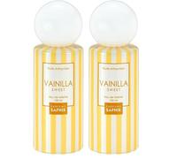 PARFUMS SAPHIR Fruit Attraction Vainille Eau de Parfum pour Femme, 100 ml (Lot de 2)
