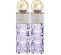 Parfums Saphir Happy - Eau de Parfum Vaporisateur Femme - 200 ml (Lot de 2)