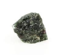Pargasite Chromifère & Rubis. 38.1 Cts. Vieille-Brioude, Haute-Loire, France.