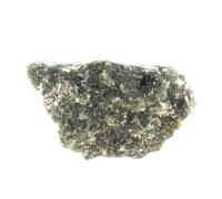 Pargasite Chromifère & Rubis. 57.4 Cts. Vieille-Brioude, Haute-Loire, France.
