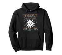Pargive Yourself and Others Sun Moon Dial Art Citation Sweat à Capuche