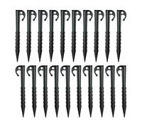 Pari - 20 pièces de terre de service lourd | 14,5 x 2,7 x 1,1 cm Accessoires de camping lourds Spikes de baldaquin | Colles de camping pour gazon de serre, pique-nique, voyage