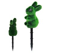 Pari de de lapin, piquets de jardin de lapins | Stakes de la pelouse du lapin de Pâques - Festival du printemps signe animal inserts créatifs pour en pot