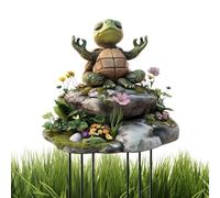 Pari de jardin décoratifs, piquets d'extérieur pour décorations, imperméable 2D acrylique Lawn Plug, piquets de jardin décoratifs créatifs, décoration d'art de prise de terre en plein air p