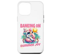 Parier sur la Joie d'Été Astronaute Flamant Design Coque pour iPhone 12 Pro Max