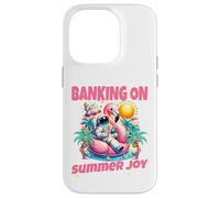 Parier sur la Joie d'Été Astronaute Flamant Design Coque pour iPhone 14 Pro