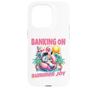 Parier sur la Joie d'Été Astronaute Flamant Design Coque pour iPhone 15 Pro