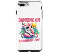Parier sur la Joie d'Été Astronaute Flamant Design Coque pour iPhone 7 Plus/8 Plus