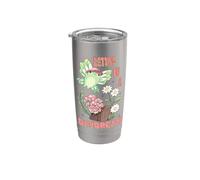 Parier sur une grenouille ailée Daydream Cottagecore Gobelet isotherme en acier inoxydable double paroi