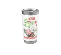 Parier sur une grenouille ailée Daydream Cottagecore Gobelet isotherme en acier inoxydable double paroi