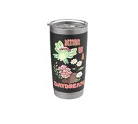 Parier sur une grenouille ailée Daydream Cottagecore Gobelet isotherme en acier inoxydable double paroi