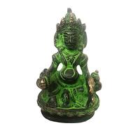 PARIJAT HANDICRAFT Statue en laiton du Seigneur Kuber Murti Le dieu de la richesse pour la bénédiction vastu feng shui puja et articles cadeaux