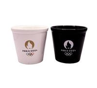 PARIS 2024 2 x tasse gobelet café expresso 12 cl - JO Collection officielle Jeux Olympiques et Paralympiques