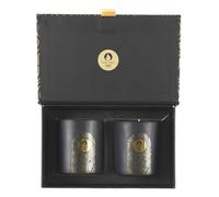 PARIS 2024, CJO6004, Lot de 2 Bougies Parfumées Paris 2024 en Coffret Art Deco, Produit Officiel sous Licence, Senteur : Musc blanc, Durée de combustion : 21 h