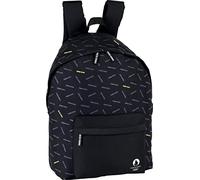 Paris 2024 Sac à Dos Pattern 1 Compartiment, 18 litres, 30x41x14cm, Noir, Polyester