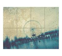Paris Abstract Graffiti XL Giant Panel Poster (8 Sections) Abstrait Affiche
