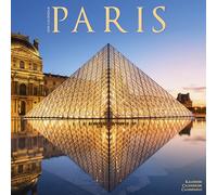 Paris Calendar 2025 Square Travel Wall Calendar - 16 Month