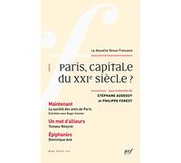 Paris, capitale du XXIᵉ siècle ?