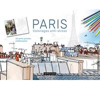 Paris carnet coloriages cartes postales