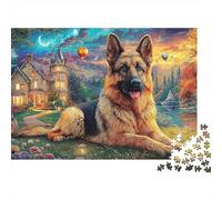 Paris Chathedral Scene 300 Pieces De Belles Images Puzzles pour Adultes Fun Anti-Stress, Jeu Intellectuel, Jeu Éduchatif, Décoration Maison, Premium & Durable (300pcs (40x28cm))