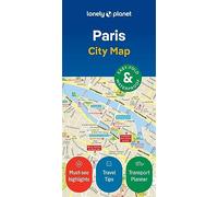Lonely Planet – Paris City Map – 2e édition – anglais