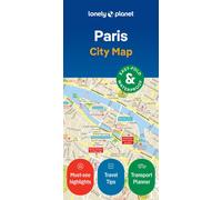 Lonely Planet – Paris City Map – 2e édition – anglais