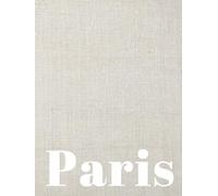 Paris: Coffee Table Book | Cream Linen Edition | Minimalist Home Décor Book | Decorative Lined Interior | 375 Pages