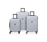 PARIS - COMETE PLUS - Set de 3 valises rigides 55cm/ 67cm/ 77cm - Gris argent
