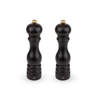 Paris Duo de moulins à poivre et à sel manuels bois chocolat 22 cm - 8,75" Peugeot