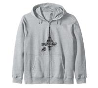 Paris Eiffel Tower T Shirt Vintage I Love Paris France Shirt Sweat à Capuche