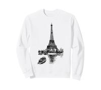 Paris Eiffel Tower T Shirt Vintage I Love Paris France Shirt Sweatshirt