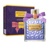 PARIS ELYSEES - Romantic Dream - Eau de parfum femme - Orientale et Florale - Café et Amande - Made in France - Vaporisateur parfum - 100ML