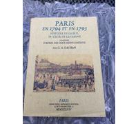 Paris En 1794 Et En 1795, Histoire De La Rue, Du Club, De La Famine