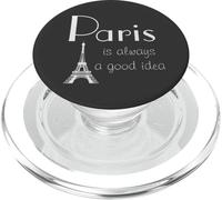 Paris est Toujours Une Bonne idée Tour Eiffel Travel Europe PopSockets PopGrip pour MagSafe