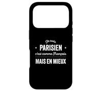 Paris Fier D'être Parisien Cadeau Humour France Coque pour iPhone 17 Pro