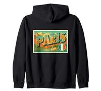 Paris France Affiche de Voyage Vintage années 50 Sweat à Capuche