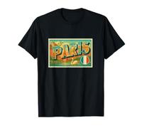 Paris France Affiche de Voyage Vintage années 50 T-Shirt