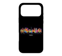 Paris France Aquarelle Souvenir Sky Line Coque pour iPhone 17 Pro Max