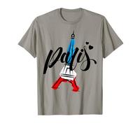 Paris France Flag With Eiffel Tower Tee shirts, Paris Sketch T-Shirt