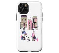 Paris France Haute Couture Shopping Souvenir Rétro Français Coque pour iPhone 11 Pro