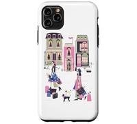 Paris France Haute Couture Shopping Souvenir Rétro Français Coque pour iPhone 11 Pro Max