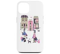 Paris France Haute Couture Shopping Souvenir Rétro Français Coque pour iPhone 13