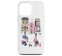 Paris France Haute Couture Shopping Souvenir Rétro Français Coque pour iPhone 13 Pro Max