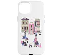 Paris France Haute Couture Shopping Souvenir Rétro Français Coque pour iPhone 15 Plus